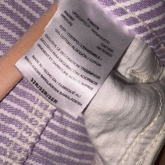 Dickies Lavender Striped Pants - Picture 5 of 5